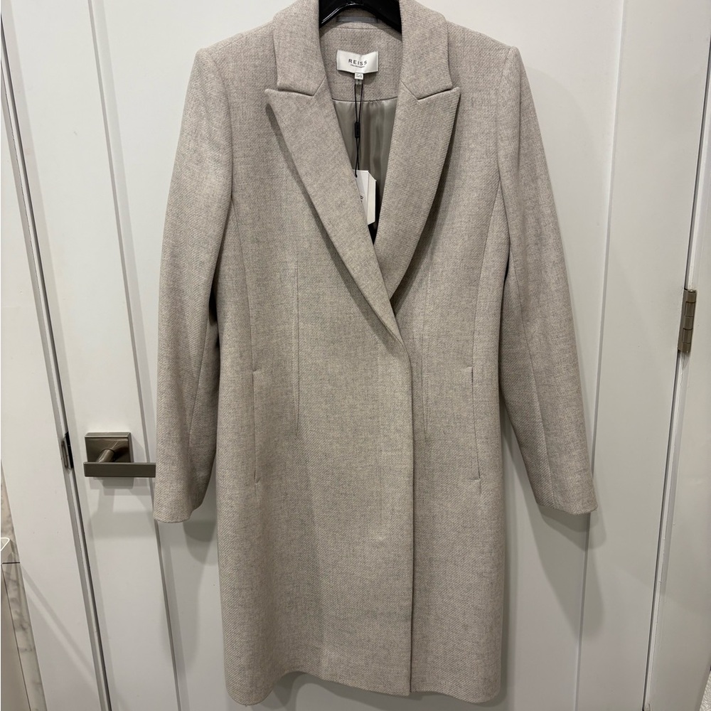 Reiss Santhia Crombie Coat 8